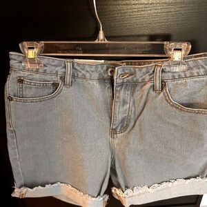 Umgee Light Blue Jean Shorts